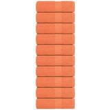 vidaXL Ručnici za pranje 10 kom narančasti 30x30cm 360 gsm 100 % pamuk Cijene