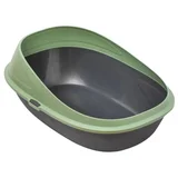 Zeleni-Otvoreni toalet za mačke 59 cm x 39 cm x 23 cm