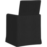  Trpezarijske stolice 2 pcs Crna 57 x 67 x 95 cm tkanina | shoptok.hr