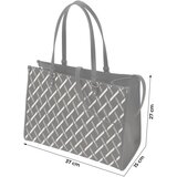 Armani Exchange Ručna torbica 'GYNGER' boja slonovače / tamno bež / crna | shoptok.hr