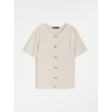 Sinsay Bluza s ukrasnim gumbima s viskozom | shoptok.hr