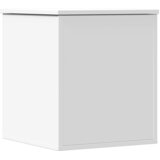  Kutija za pohranu bijela 40 x 42 x 46 cm od konstruiranog drva | shoptok.hr