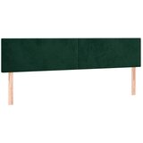  Uzglavlja tamnozelena 160x5x78/88 cm baršunasta | shoptok.hr