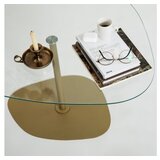 Hanah home soho - transparent, gold transparentgold coffee table | ePonuda.com