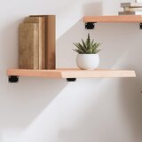 Maison Chic Stenska polica - Viseča Polica 40x60x(2-4) cm neobdelana trdna hrastovina, (21784721) | Shoptok.si