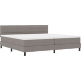  Posteljni okvir z ležiščem Svetlo siva Tkanina 200 x 200 cm, (22067113) | Shoptok.si