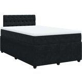  Krevet box spring s madracem crni 120 x 190 cm baršunasti | shoptok.hr
