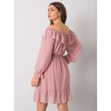 Och Bella Dress-TW-SK-BI-1203.72P-pink | Shoptok.si