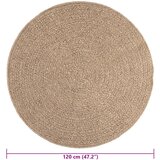  Tepih ZIZUR 120 cm s izgledom jute unutarnji i vanjski | shoptok.hr