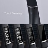  Immax 08947L- LED prigušiva stona lampa sa displejem LEATHER LED/7W/230V crna | Eponuda.com