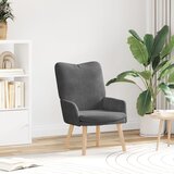 vidaXL Sedežna stol Dark Grey Corduroy Fabric | Shoptok.si