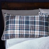 Catherine Lansfield Modra/bež posteljnina za zakonsko posteljo iz sherpa flisa 200x200 cm Cosy Sherpa Check – | Shoptok.si
