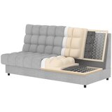 ELTAP Siva sklopiva/s prostorom za odlaganje sofa od šenila 197 cm Clareta – | shoptok.hr