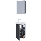 MID.YOU Kopalnica Za Goste Lumia, Antracit | Shoptok.si