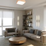  plafonska svetiljka natural square 2xE27/15W/230V 35x35 cm borovina | Eponuda.com
