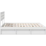  okvir za krevet bijelo 180 x 200 cm čvrsto borovo drvo | shoptok.hr
