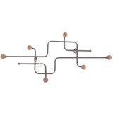 PT LIVING Siva metalna zidna vješalica 60,5 cm Metro – | shoptok.hr