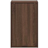 vidaXL Kopalniška omarica z vrati Rjavi hrast 39 x 23.5 x 65 cm | Shoptok.si