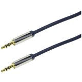 Logilink CA10030 klinker avdio priključni kabel 0.30 m temno modra (mat), (20431982) | Shoptok.si