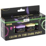 Artmie Set akrilnih boja koje svijetle u tami Nassau 4 x 60 ml | shoptok.hr