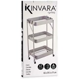 Kolica za Povrće Siva Čelik Plastika (29 5 x 78 5 x 45 5 cm) | shoptok.hr