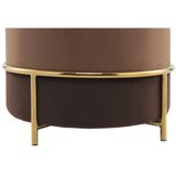 Kayoom TABURE, kovina, tekstil, leseni material rjava, zlate barve | Shoptok.si