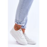 Boto PG1 Women's Openwork Lace-up Sneakers White Carinel | Shoptok.si