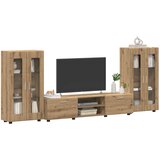  Set TV komoda FLORIN 3 pcs Umjetnički hrast Konstruirano drvo | Eponuda.com