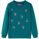  Dječja topla majica tamnozelena 104 | shoptok.hr