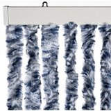  Zastor protiv insekata plavo-bijelo-srebrni 100 x 220 cm šenil | Eponuda.com