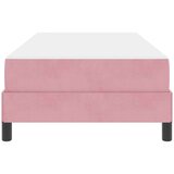 Box Postelja z vzmetnico z vzmetnico Roza 100 x 220 cm blago, (5000127639) | Shoptok.si