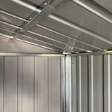 vidaXL Vrtno spremište svjetlosmeđe 191 x 470 x 198 cm pocinčani čelik | shoptok.hr