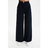 Trendyol navy Blue Flowy Wide Leg Trousers | ePonuda.com