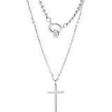 Ogrlica BL-15241 - Srebrna KP15241 | shoptok.hr