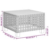 vidaXL 11-dijelni set vrtnih sofa od poliratana s jastucima bež | shoptok.hr