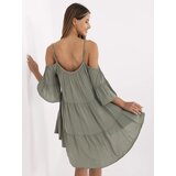 Och Bella Dress-TW-SK-BI-80840.20-khaki | shoptok.hr