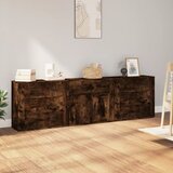  Komode 3 kom boja dimljenog hrasta od konstruiranog drva | shoptok.hr
