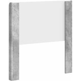  Uzglavlje Betonska siva Konstruirano drvo 97 x 7 x 100cm | Shoptok.si