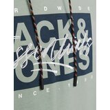 Jack & Jones Muški duks 12268440, Zeleni
