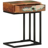 Furnova Stranska mizica U-oblike 45x30x61 cm trden predelan les, (21914246) | Shoptok.si