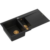 Quadron sudoper EVAN 156 + nano PVD čisto crna/bakar s daljinskim upravljanjem | shoptok.hr