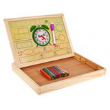  Magnetska lesena tabla za učenje + dodatki (ZDR.KXM-881) | Shoptok.si
