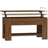  Stolić za kavu smeđa boja hrasta 101x49x52 cm konstruirano drvo | Eponuda.com