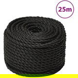 vidaXL radno uže crni 16 mm 25 m od polipropilena Cijene