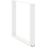  Noge za blagovaonski stol U-oblik 2 kom Bijele 80 x (72-73) cm Čelik | shoptok.hr