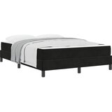  s opruga kutije s madracem Crna 160 x 220 cm tkanina | shoptok.hr