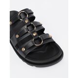 SEASTAR Black women's flip-flops decorated with three stripes | Shoptok.si