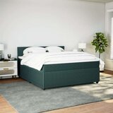  Krevet s oprugama i madracem tamnozeleni 180x200 cm baršunasti | shoptok.hr