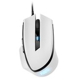 Sharkoon Miška Gamer - SHARK FORCE II White (optika; 4200DPI; čip Pixart PMW3519; kabel z ovojom, bel) | Shoptok.si