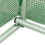  Staklenik s čeličnim okvirom zeleni 48 m² 12 x 4 x 2 m | shoptok.hr